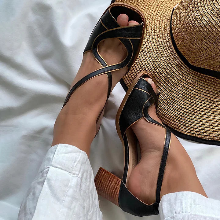 Maya™ | Elegante Sandalen mit Blockabsatz