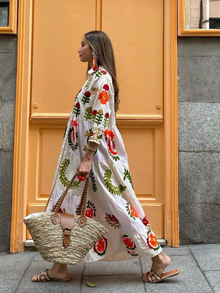 Käthe | Lockeres Patchwork-Kleid