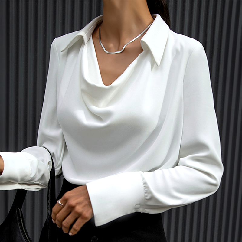 Cassie | Elegante Seidenbluse Für Damen