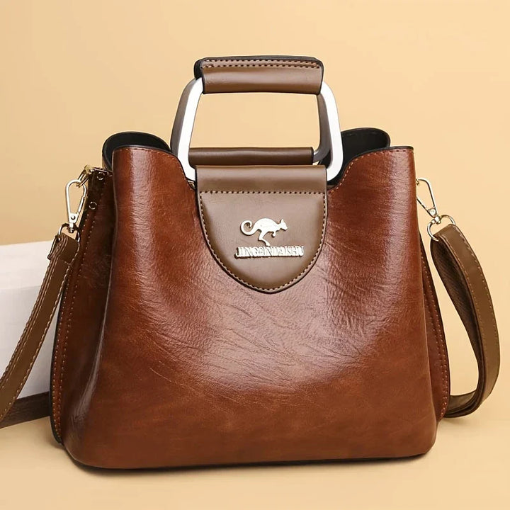 Isabella - Schicke Bucket Bag aus Leder
