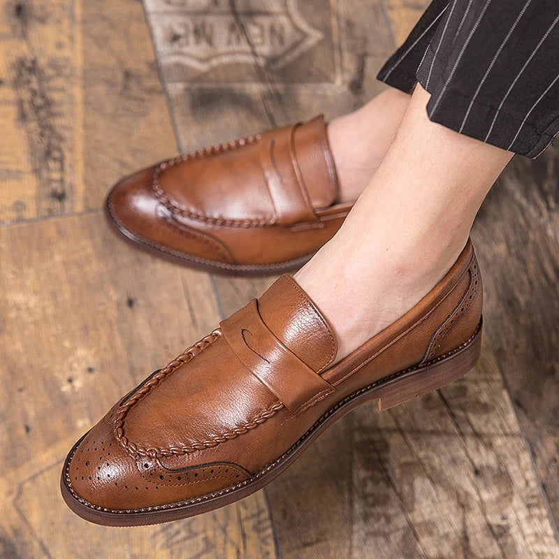 Chic Leather Loafers