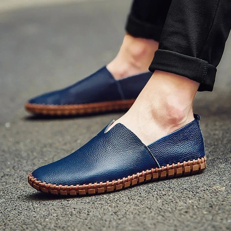 Breathable Leather Loafers