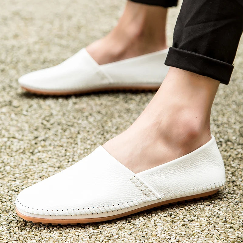 Light Leather Loafers