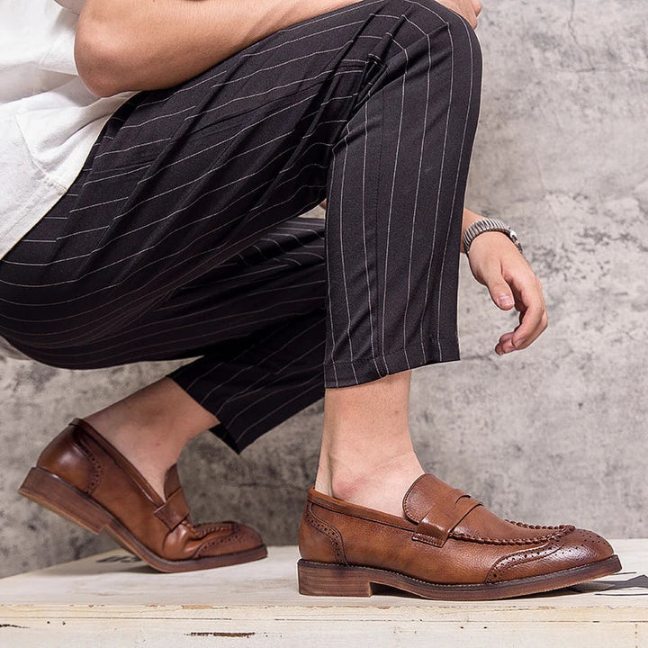 Chic Leather Loafers
