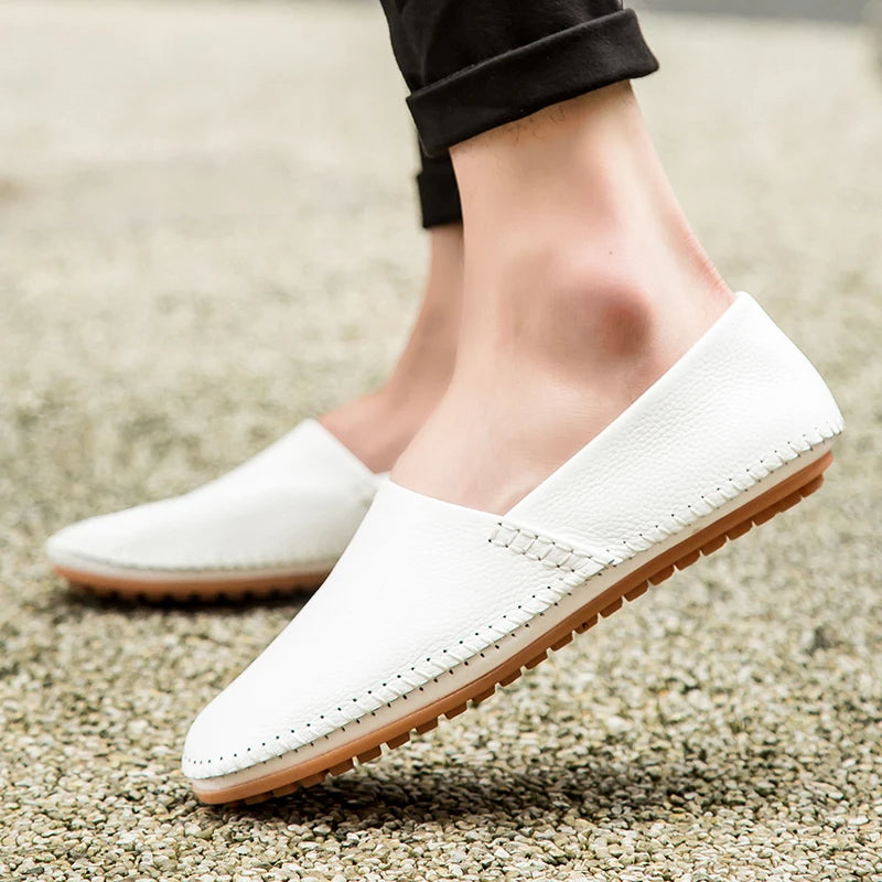 Light Leather Loafers