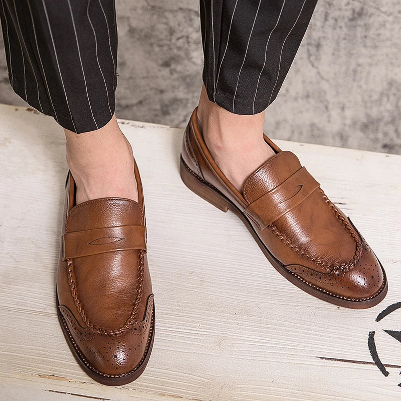 Chic Leather Loafers