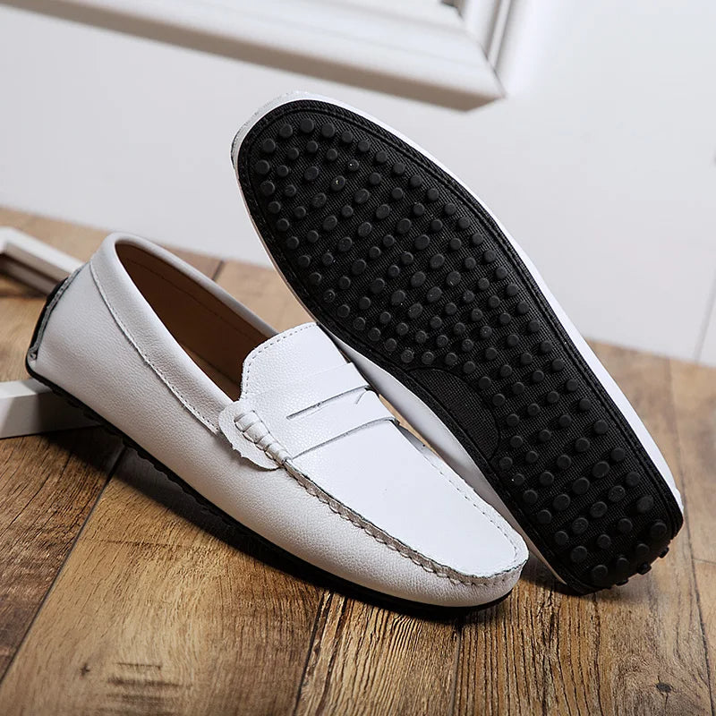 Casual Leather Summer Loafers