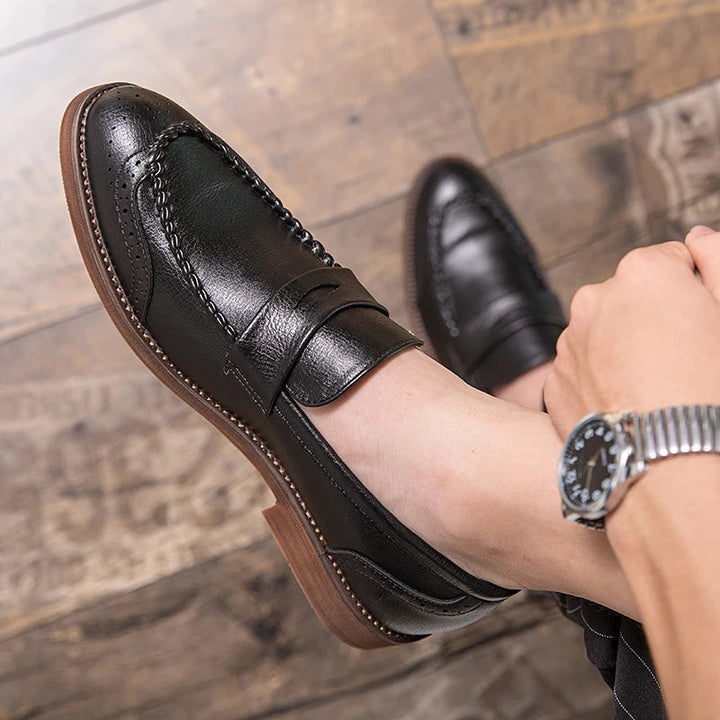 Chic Leather Loafers