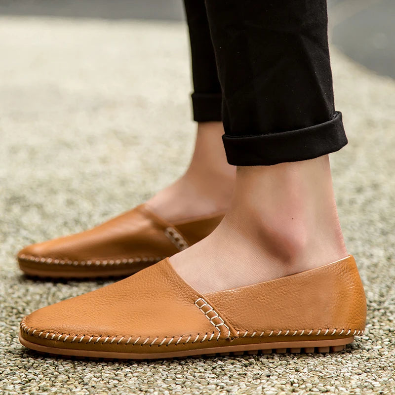 Light Leather Loafers