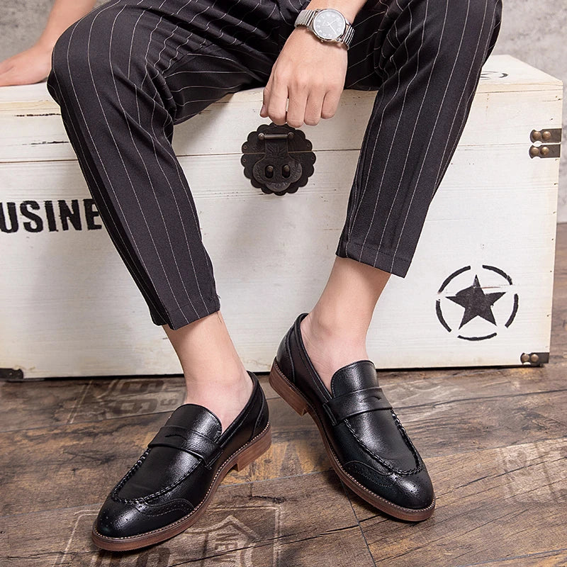 Chic Leather Loafers