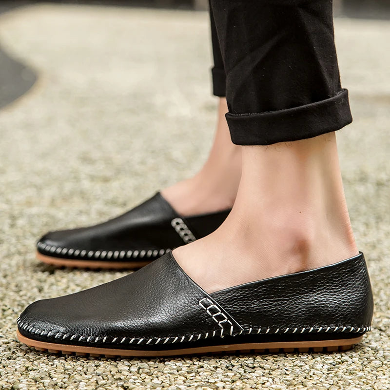 Light Leather Loafers