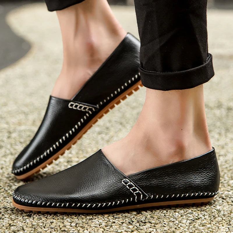 Light Leather Loafers