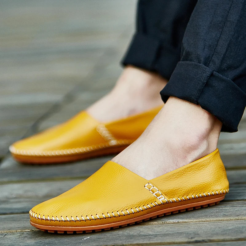 Light Leather Loafers