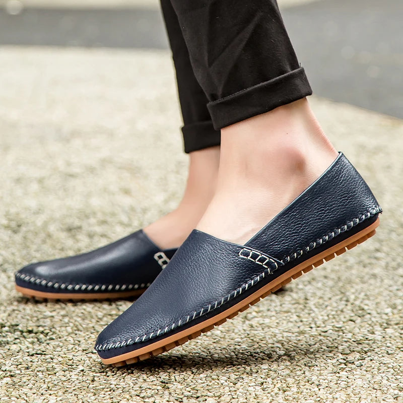 Light Leather Loafers