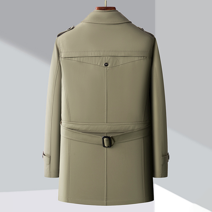 Rupert | Midlanger Herren-Trenchcoat mit Abnehmbarer Fütterung