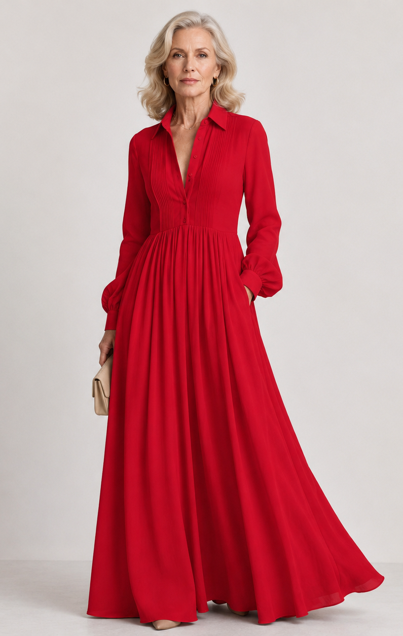 Lioren | Maxikleid „Soft Flow“