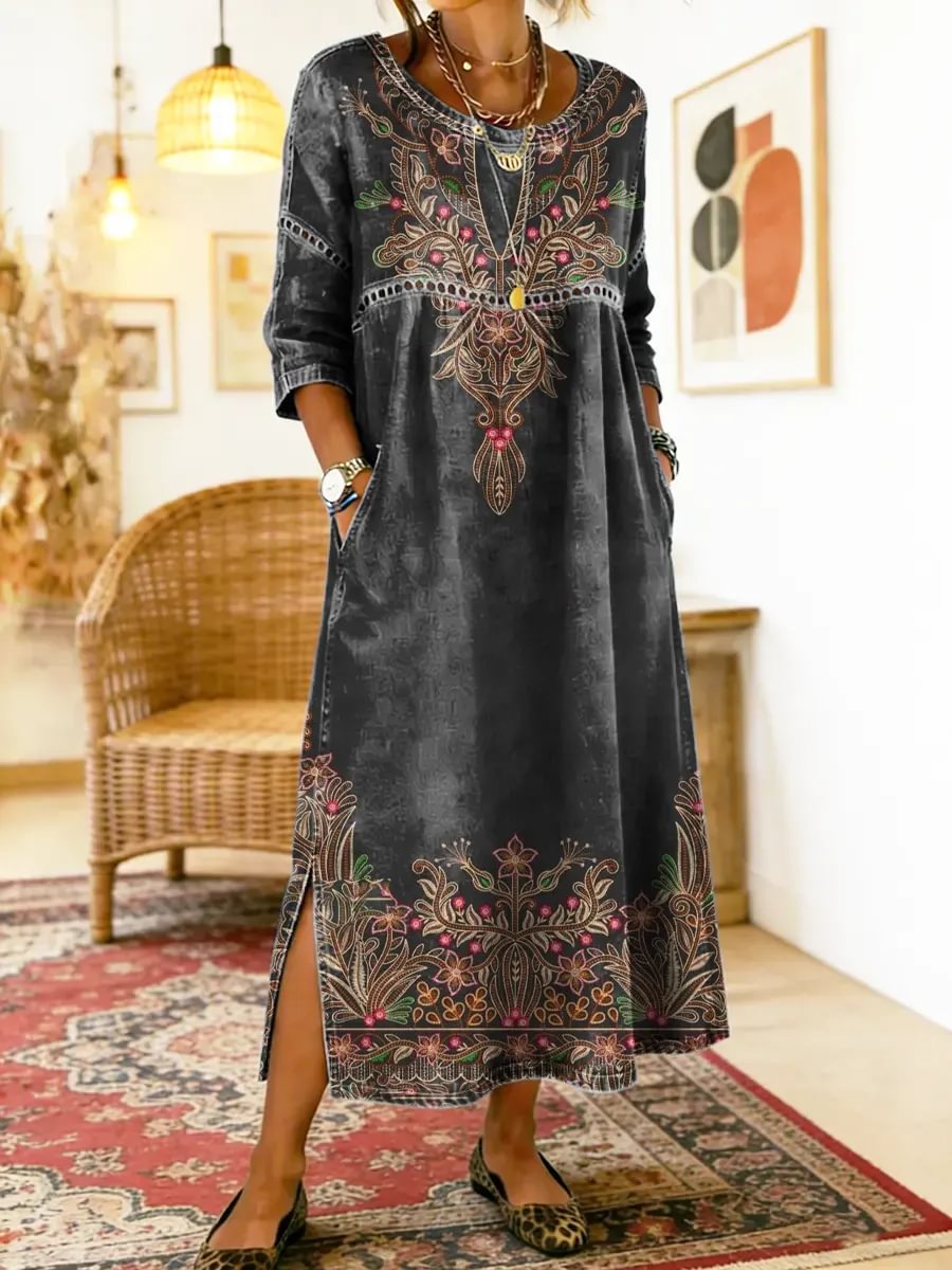 Antonia-Kleid mit Print