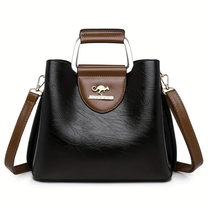 Isabella - Schicke Bucket Bag aus Leder