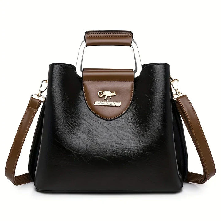 Isabella - Schicke Bucket Bag aus Leder