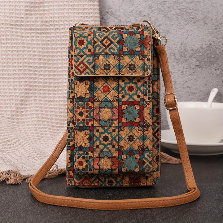 Lilla | Boho Blumen Umhängetasche