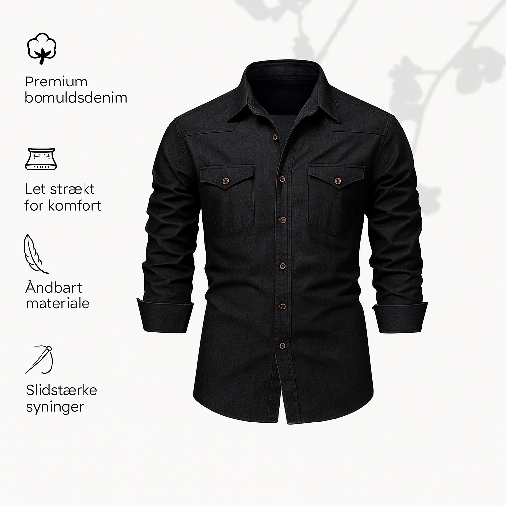 Silas | Jeanshemd aus Baumwolle