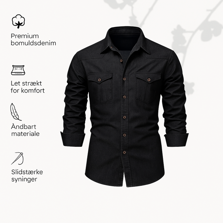 Silas | Jeanshemd aus Baumwolle