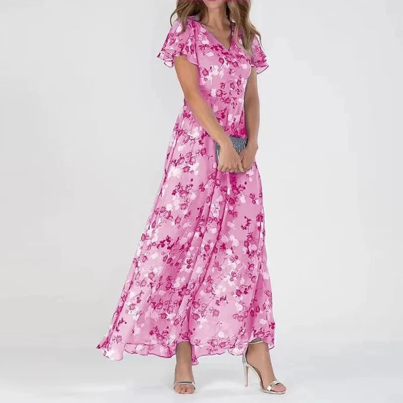 Mila™ | Schmeichelhaftes Glam Midikleid