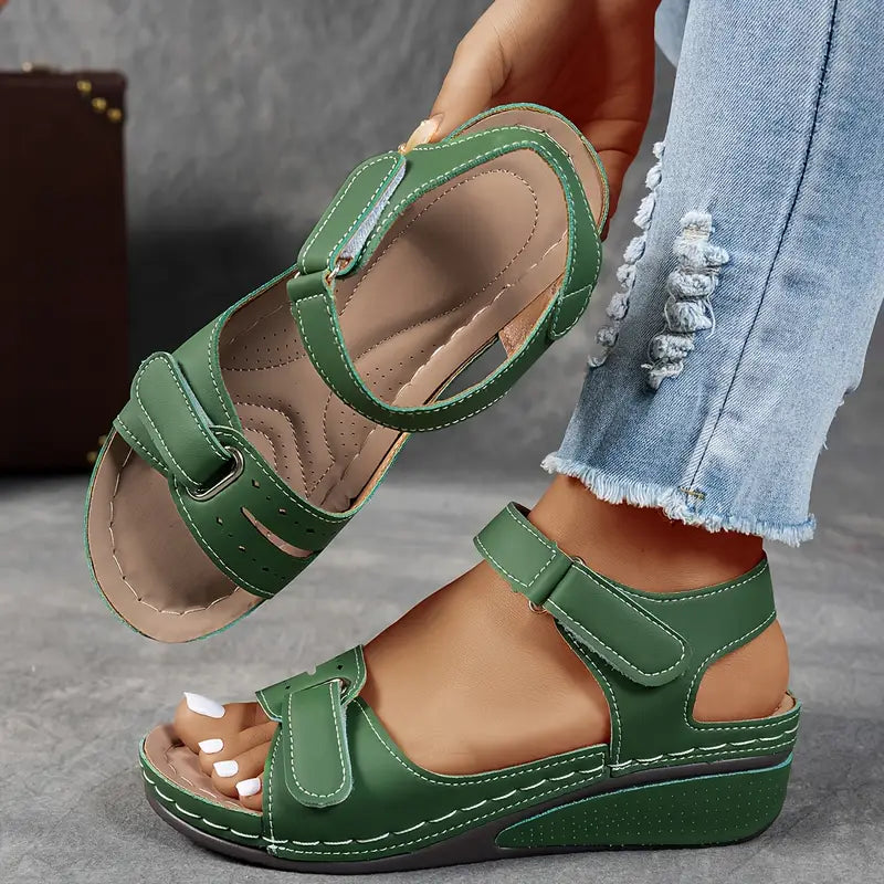 Veera™ - orthopädische Sandalen mit Keilabsatz