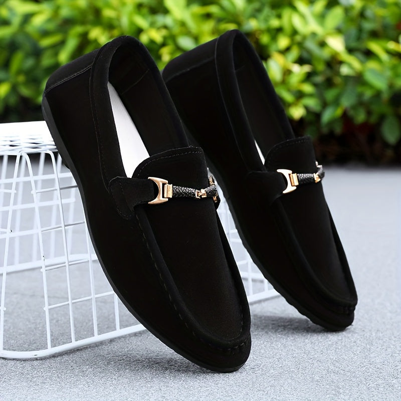 Suede Business Loafers