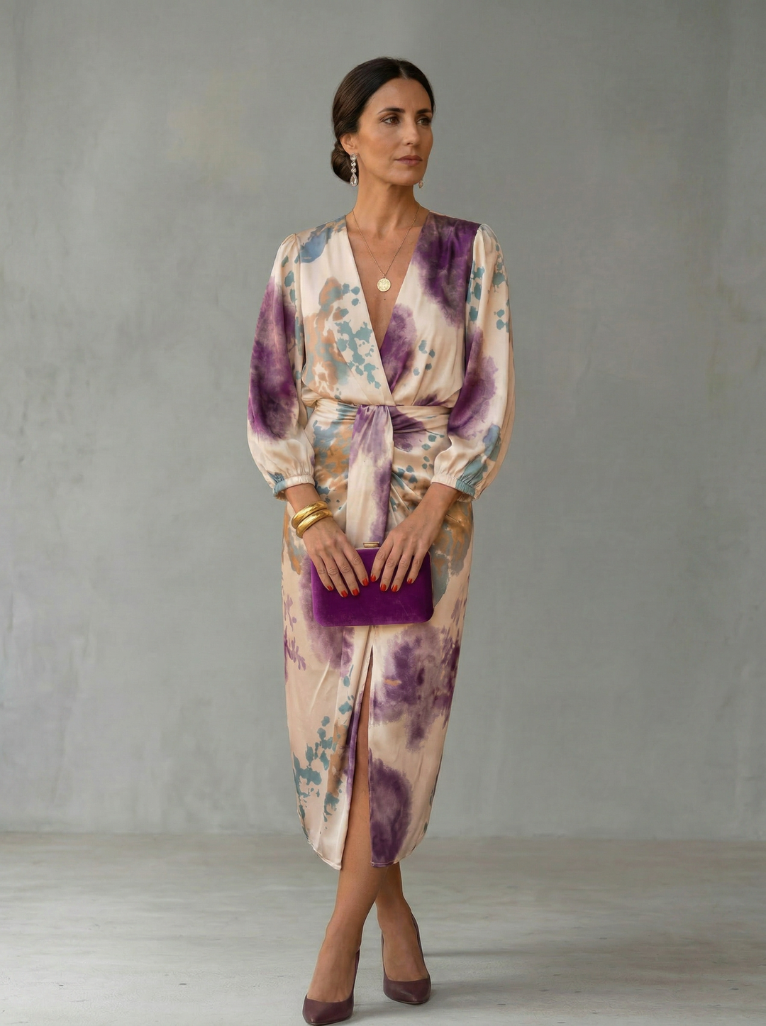 Valeria™ | Elegantes Kleid mit V-Ausschnitt