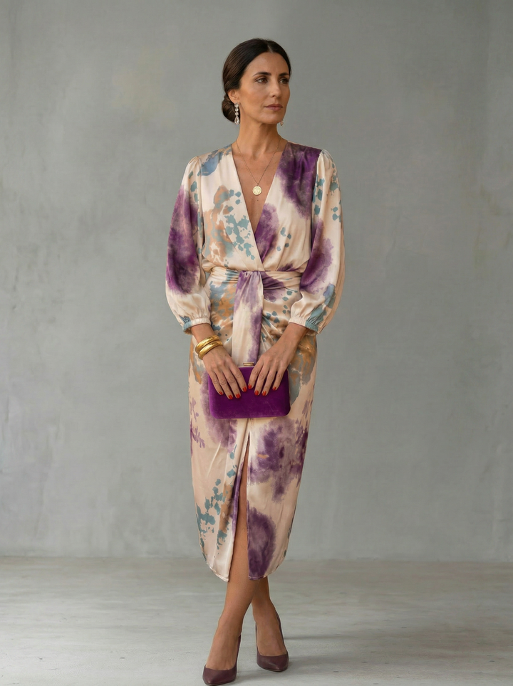 Valeria™ | Elegantes Kleid mit V-Ausschnitt