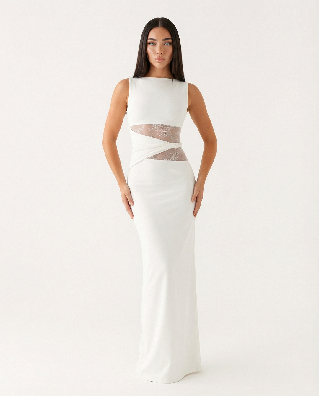Illusion Maxi aus Spitze