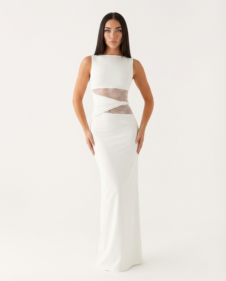 Illusion Maxi aus Spitze