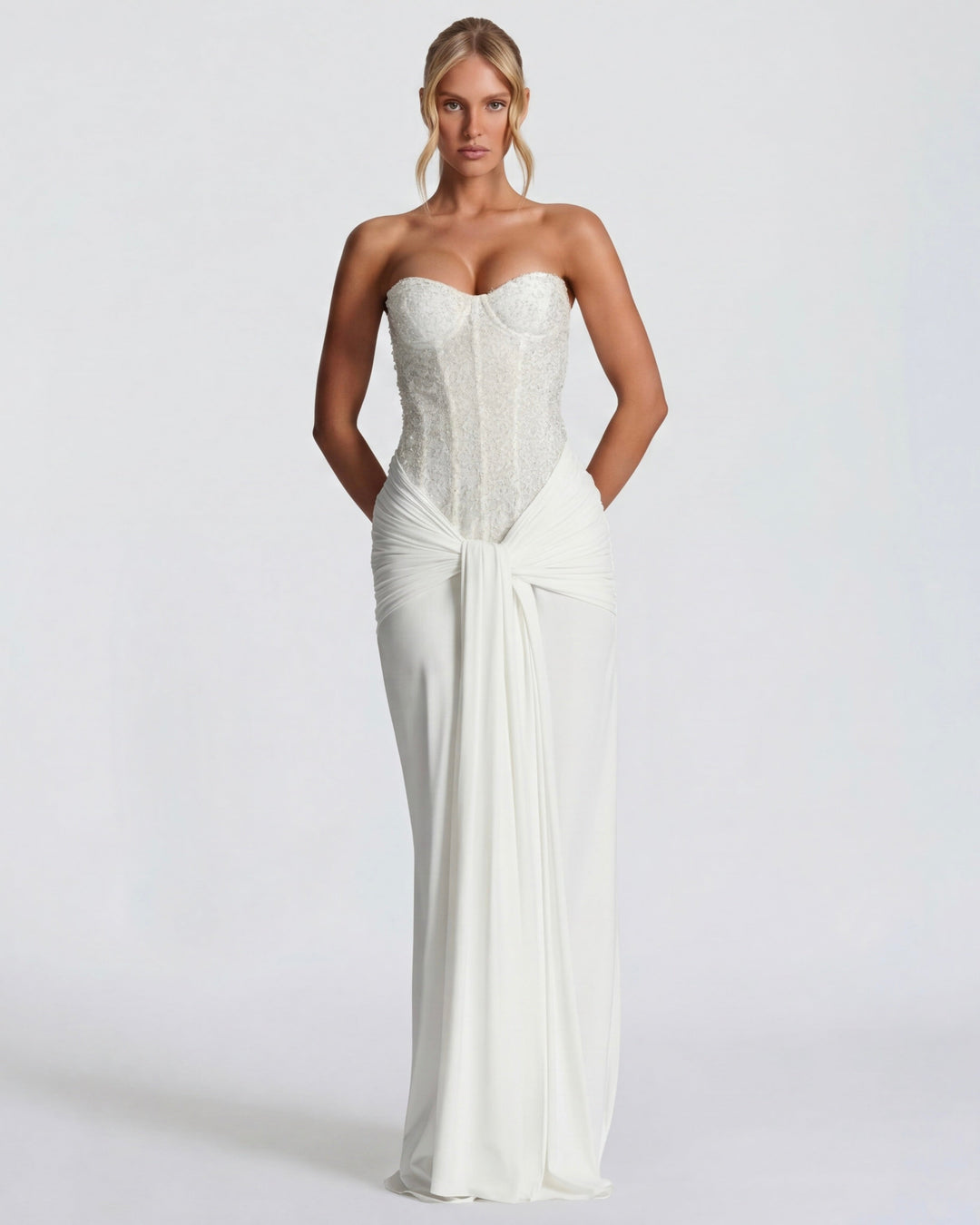 Mitternachts-Aura-Kleid Maxi