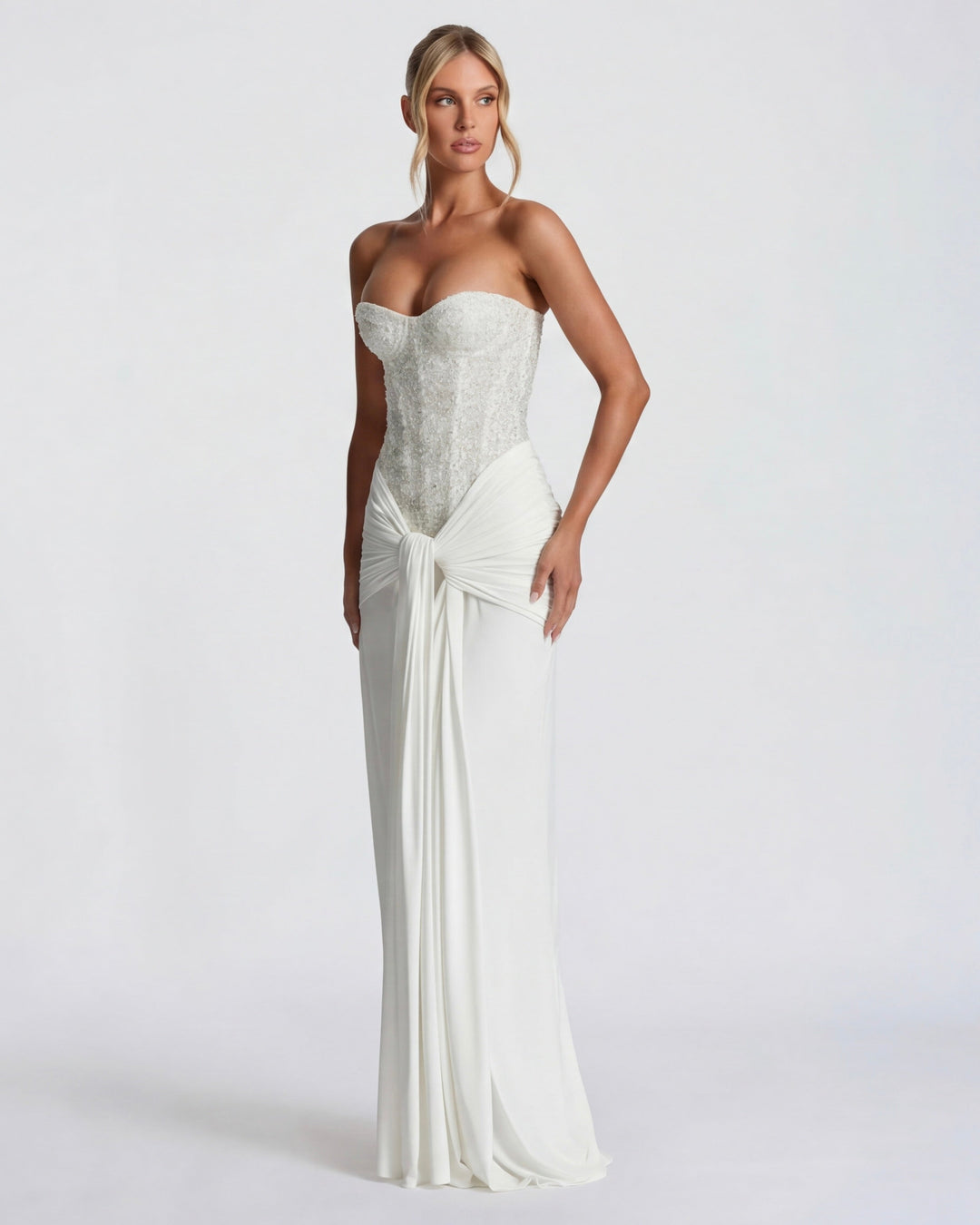 Mitternachts-Aura-Kleid Maxi