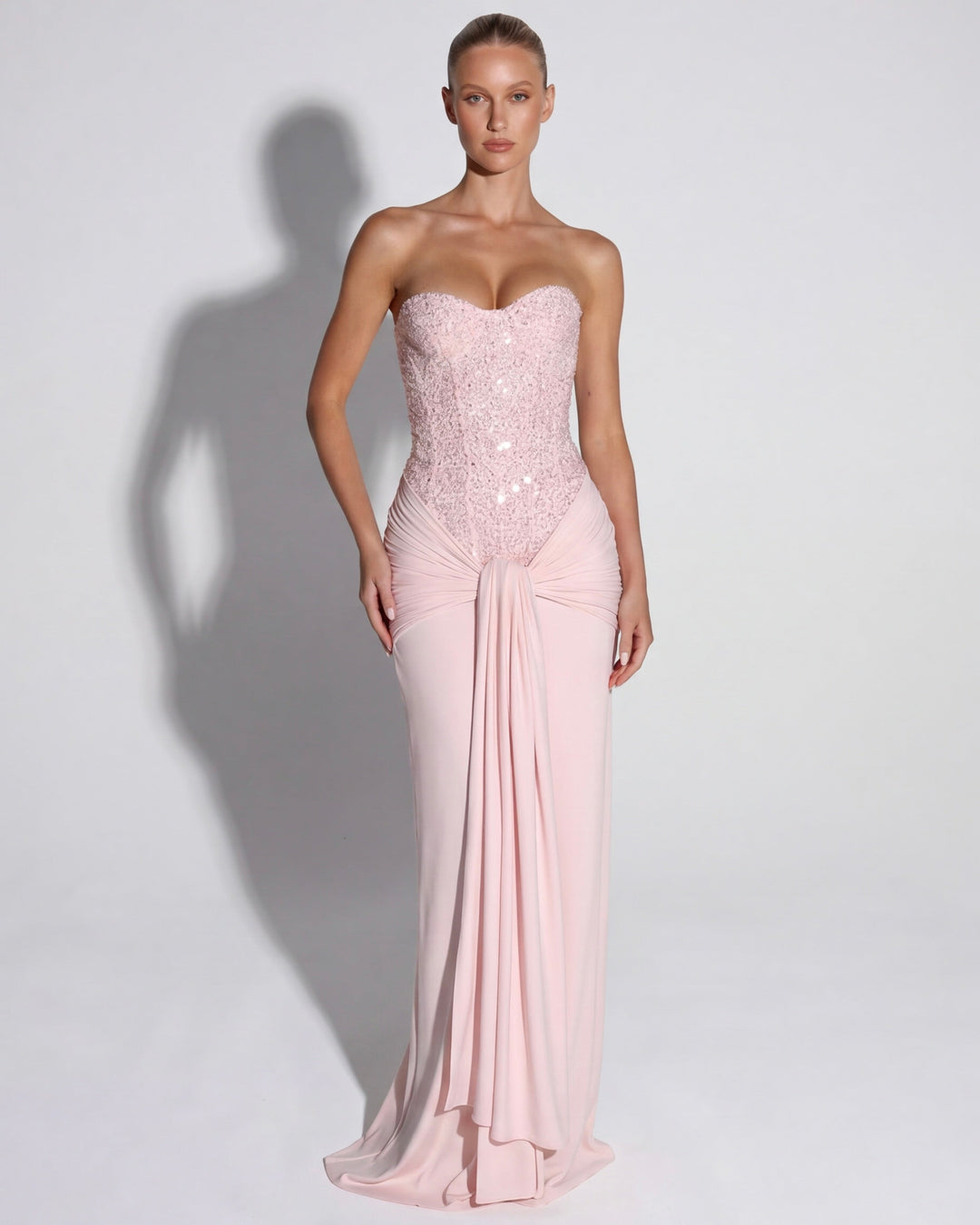 Mitternachts-Aura-Kleid Maxi