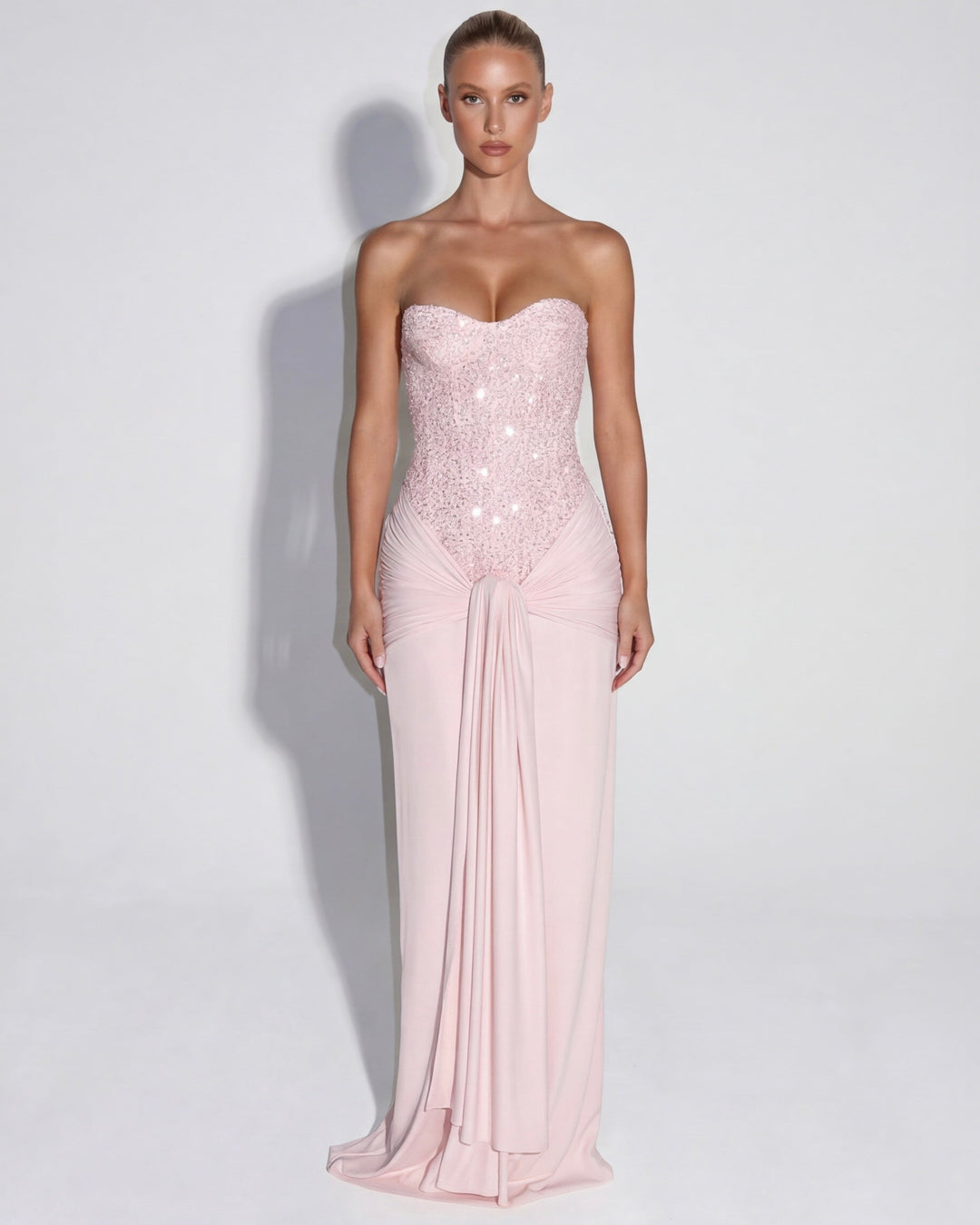 Mitternachts-Aura-Kleid Maxi