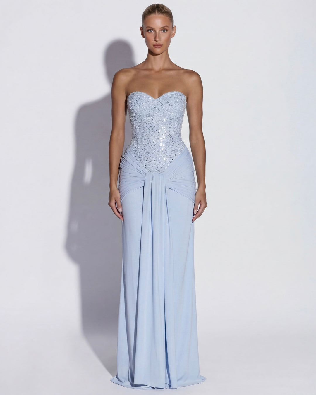 Mitternachts-Aura-Kleid Maxi