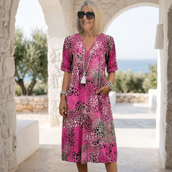 Marina | Elegantes Midikleid Sommer