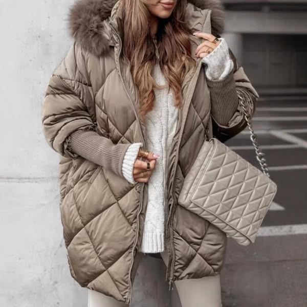 Rachel – Eleganter Mantel mit Karomuster