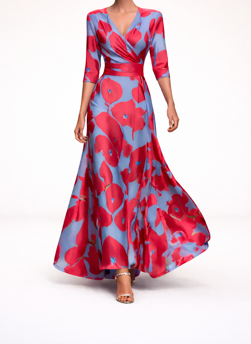 Aurora™ | Comfortable Daily V-Neck Kleid