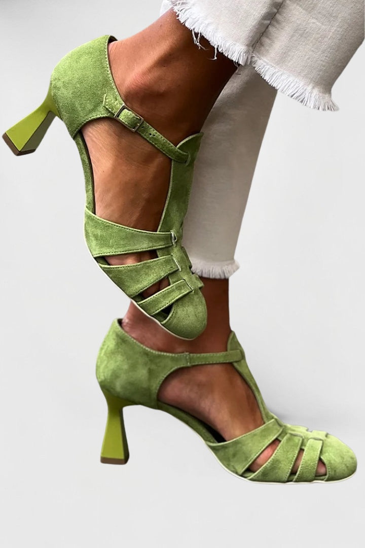 Isabel™ | Vintage Riemchen Heels