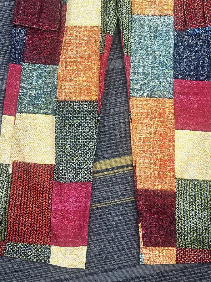 VISTERO™ | Cargo-Hose für Herren im Patchwork-Stil