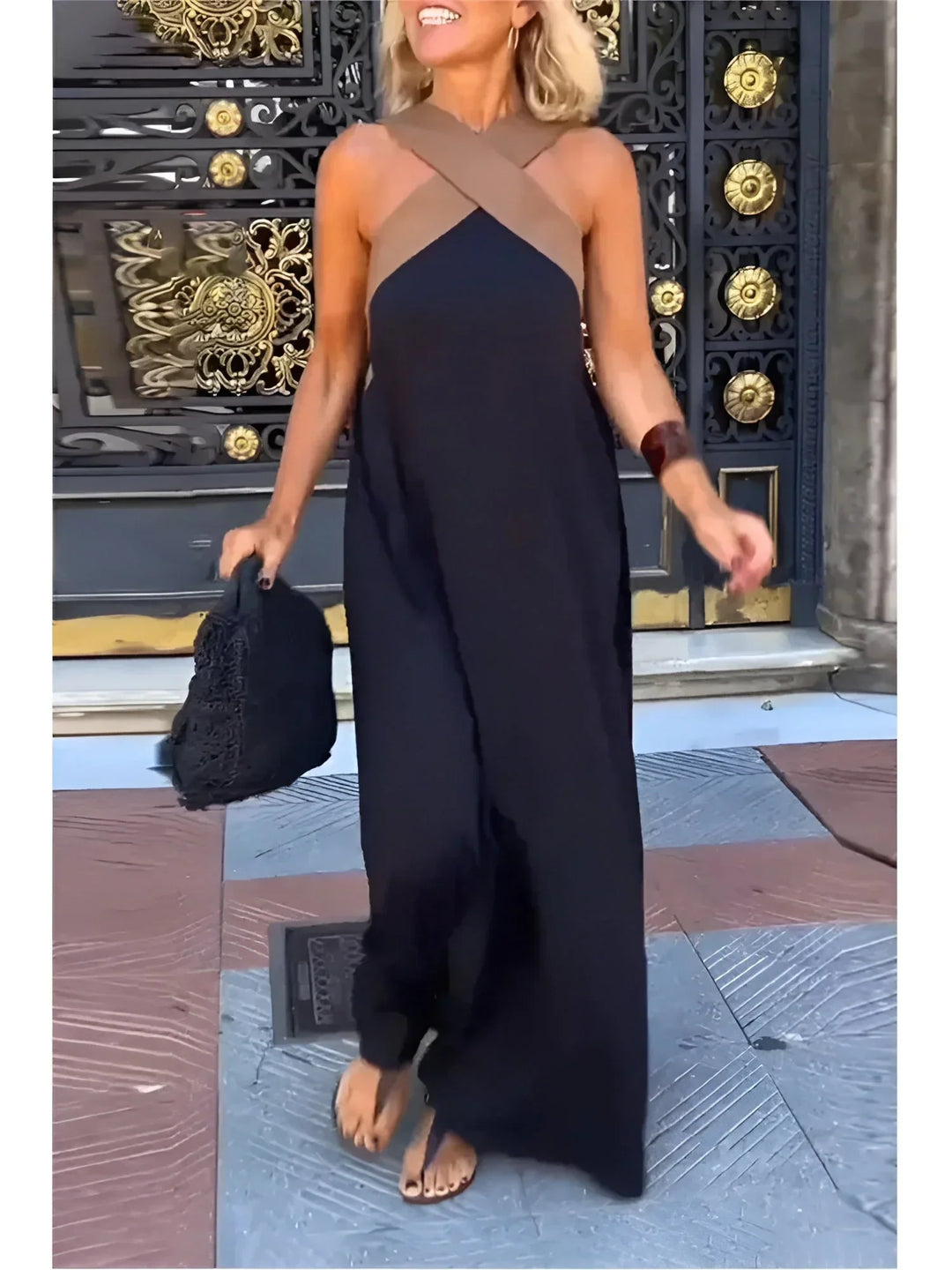 Quirine™ | Maxikleid mit Wickelausschnitt