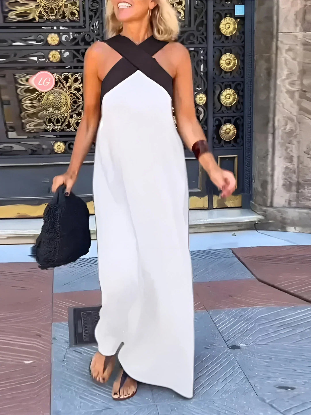 Quirine™ | Maxikleid mit Wickelausschnitt