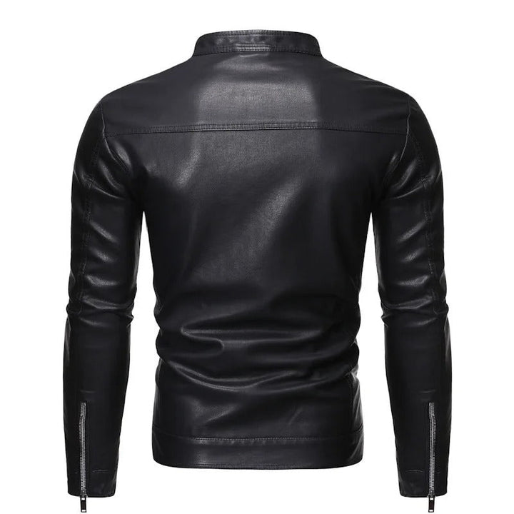 Nicolas® | Lederjacke mit Stehkragen