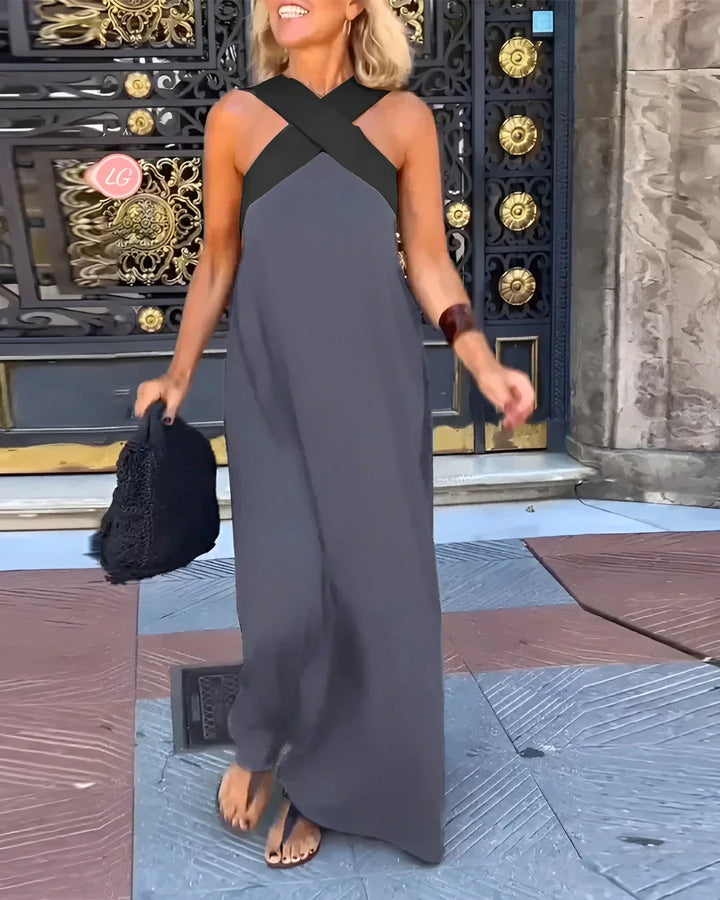 Quirine™ | Maxikleid mit Wickelausschnitt
