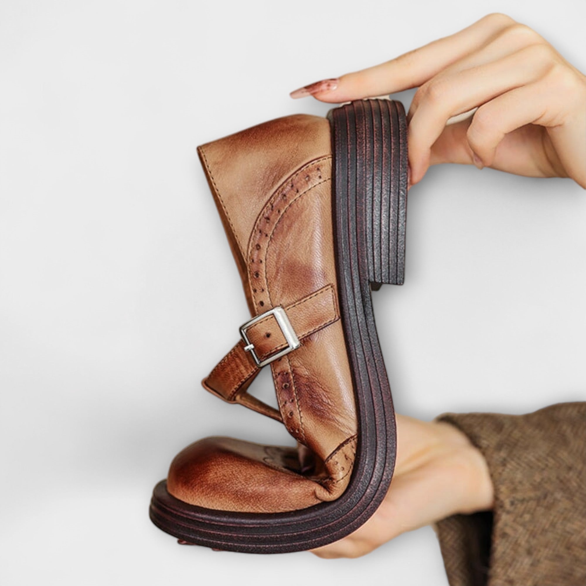 Emilia - Leder Mary Janes