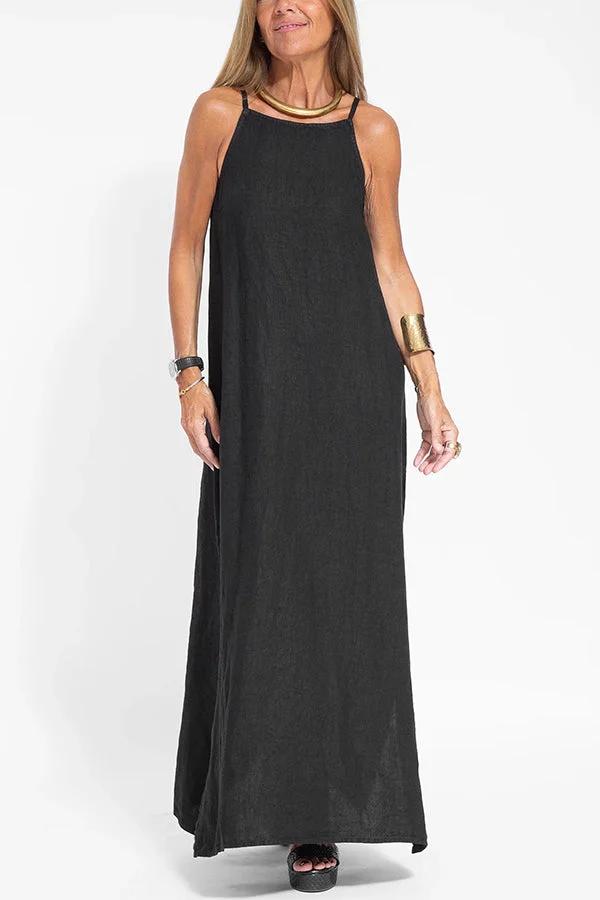 ALWINE I NECKHOLDER-KLEID