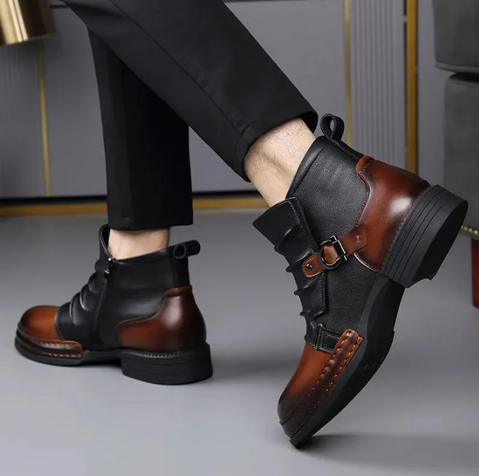 ADLER™ – Herren-Stiefeletten aus echtem Leder